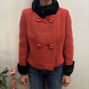 The Suburban Size 4 Fur Detail Coat